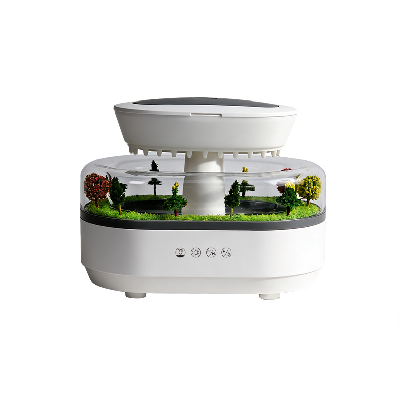 Raindrop micro landscape aromatherapy diffuser atomizer household humidifier bedroom desktop atmosphere lamp colorful humidifier