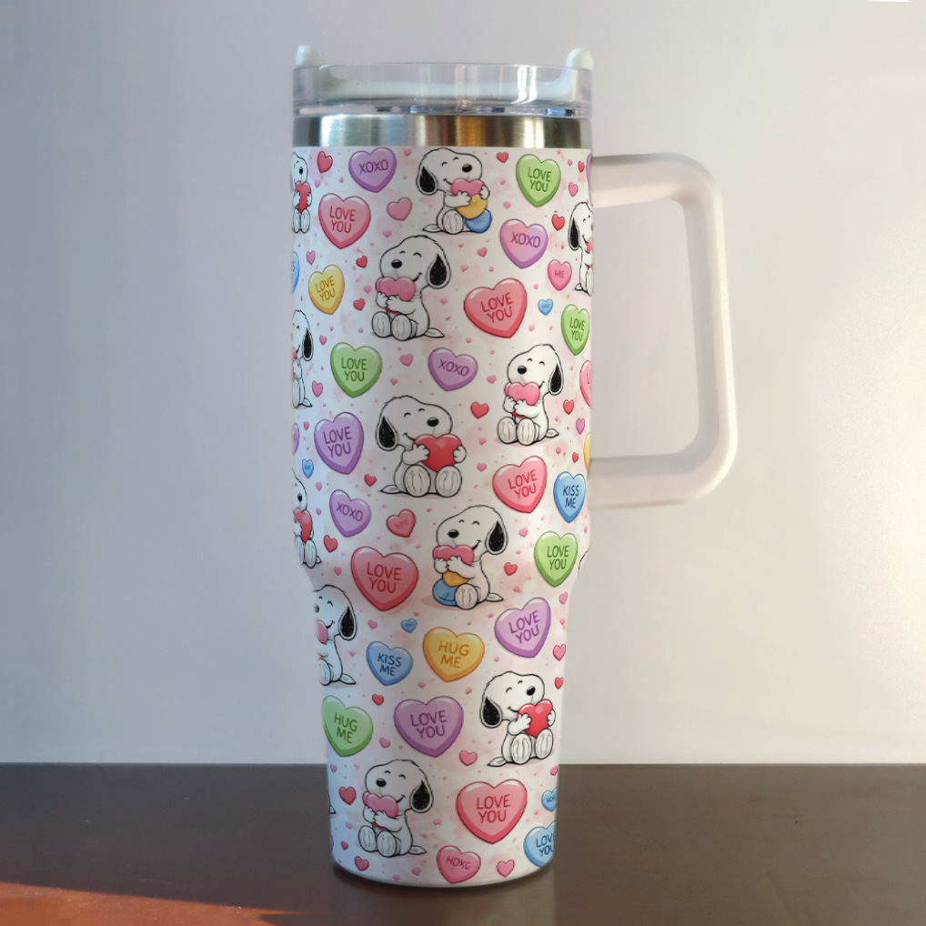 Stainless steel thermal cup Tumbler car cup 40OZ Snoopy large capacity car ice霸 cup