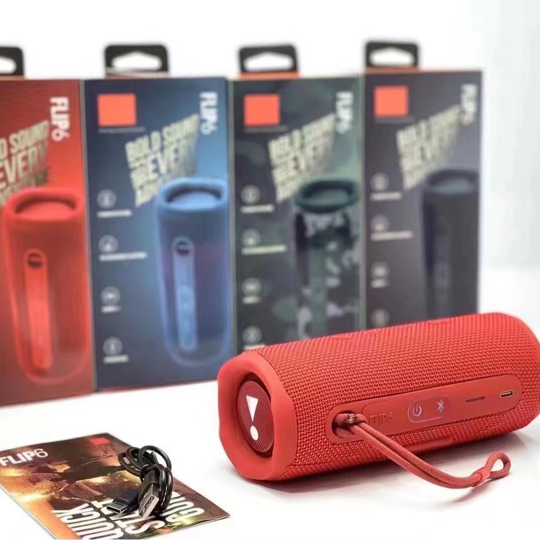 JB Top FLIP6 Kaleidoscope 6th Gen Wireless Bluetooth Speaker Subwoofer Outdoor TWS Mini Speaker