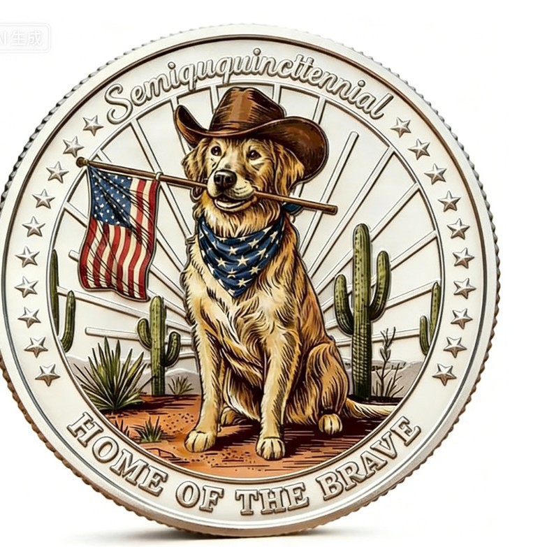 美国250周年纪念币The 250th Anniversary Independence Day Coin