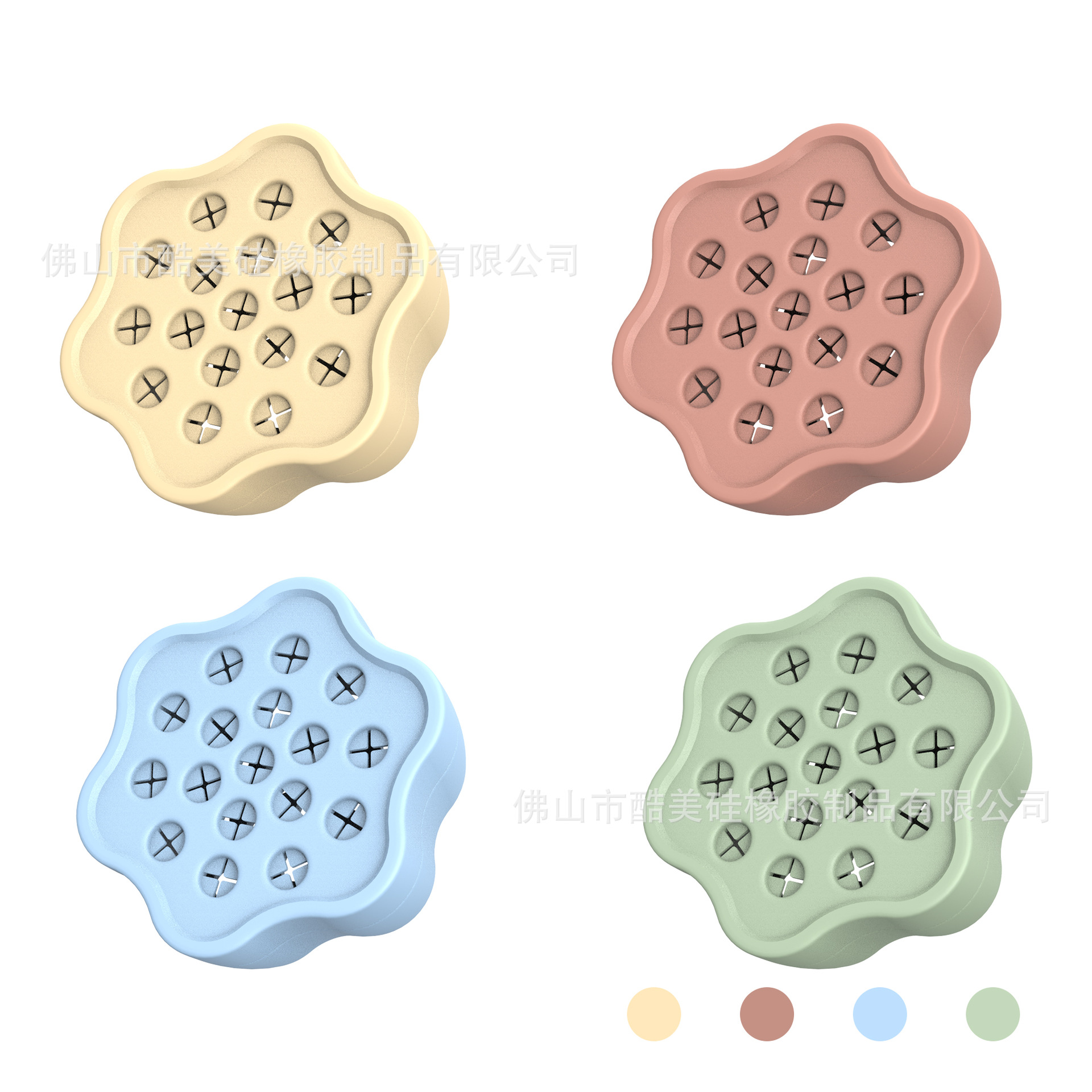 New ice compress face basin ice grid beauty tool eyeliner eyebrow assist nose shadow lipstick silicone applicator