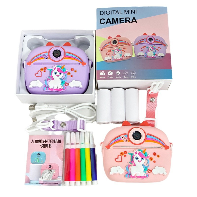 New Children's Print Camera HD Instant Camera Cheap Children's Toy Small Gift Portable
