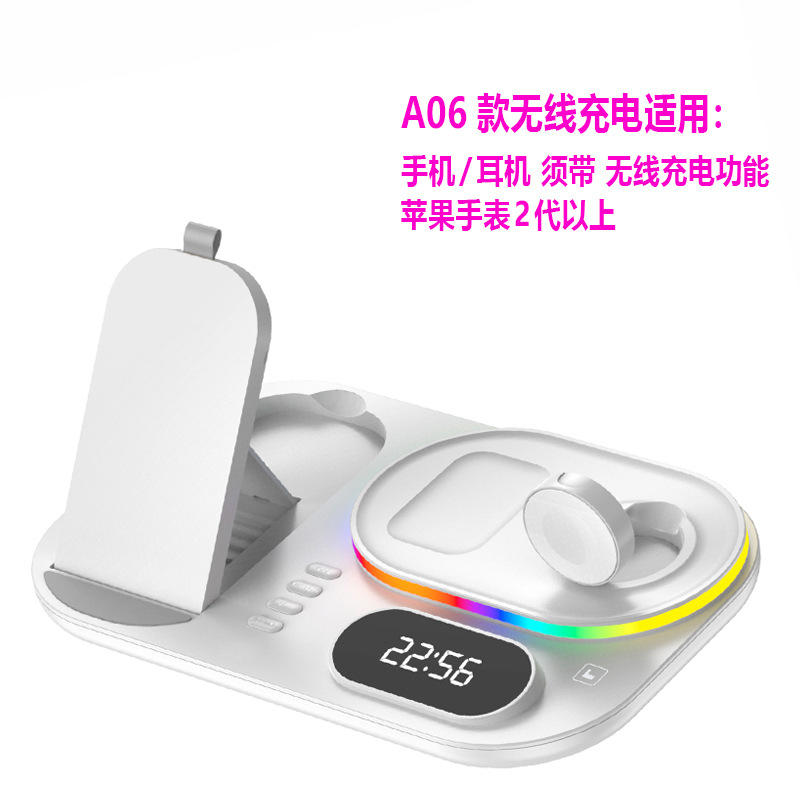 Wireless Charger 30W for Apple Samsung Huawei Phone Earphone Watch Foldable Desktop Magnetic Fast Charging