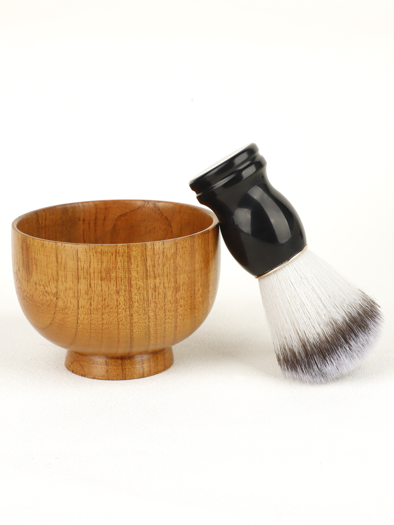 Men's Soft Bristle Face Wash Brush Old Manual Shaving Brush Shaving Soap Cream Foaming Brush Barber Shop Beard Brush