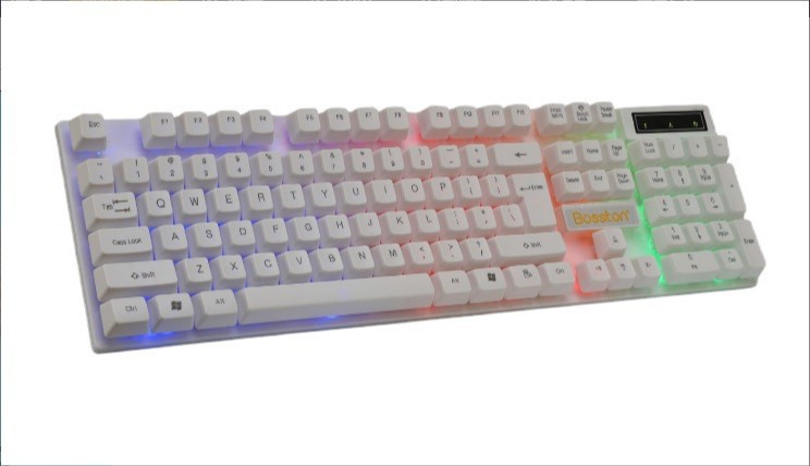 Computer mechanical feel floating glowing keyboard e-sports game wired USB keyboard internet cafe