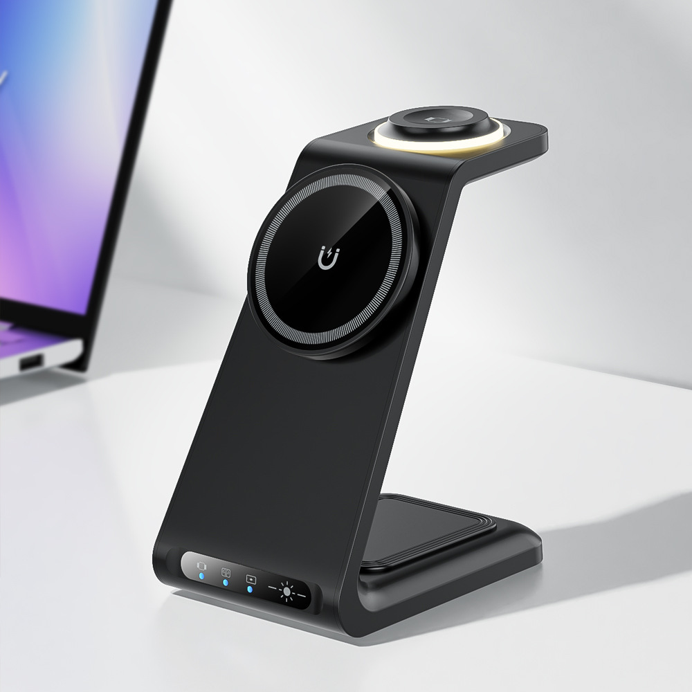 Four-in-One Wireless Charger Compatible with Apple Phone Watch iWatch Base AirPods Magnetic Stand