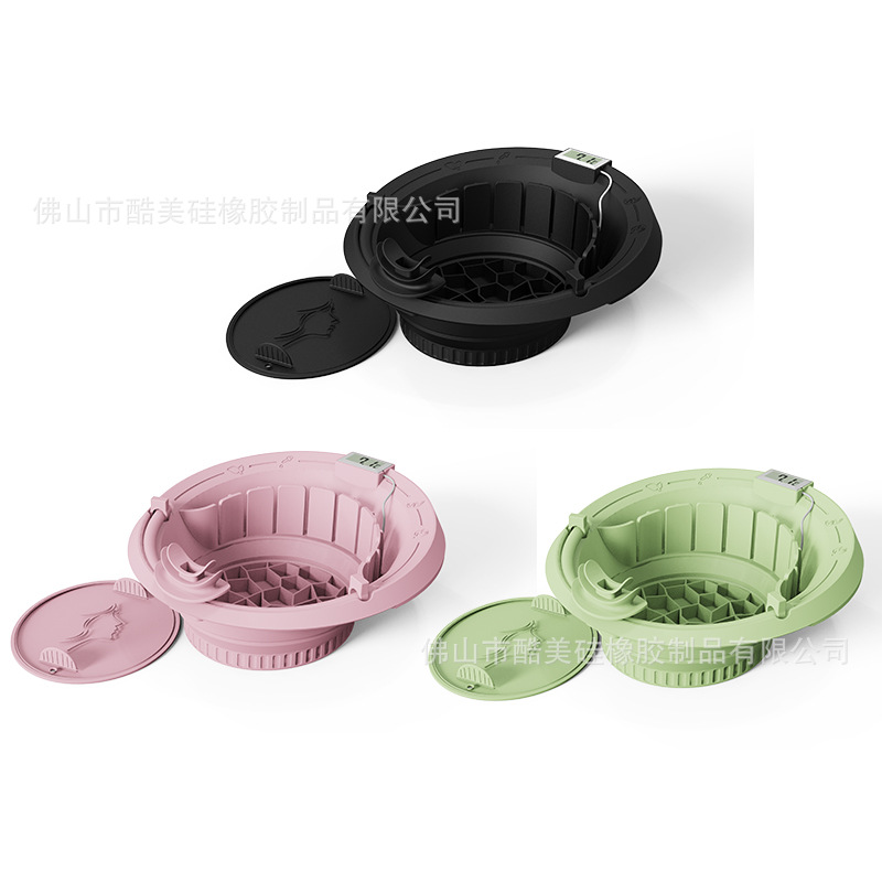 New ice compress face basin ice grid beauty tool eyeliner eyebrow assist nose shadow lipstick silicone applicator