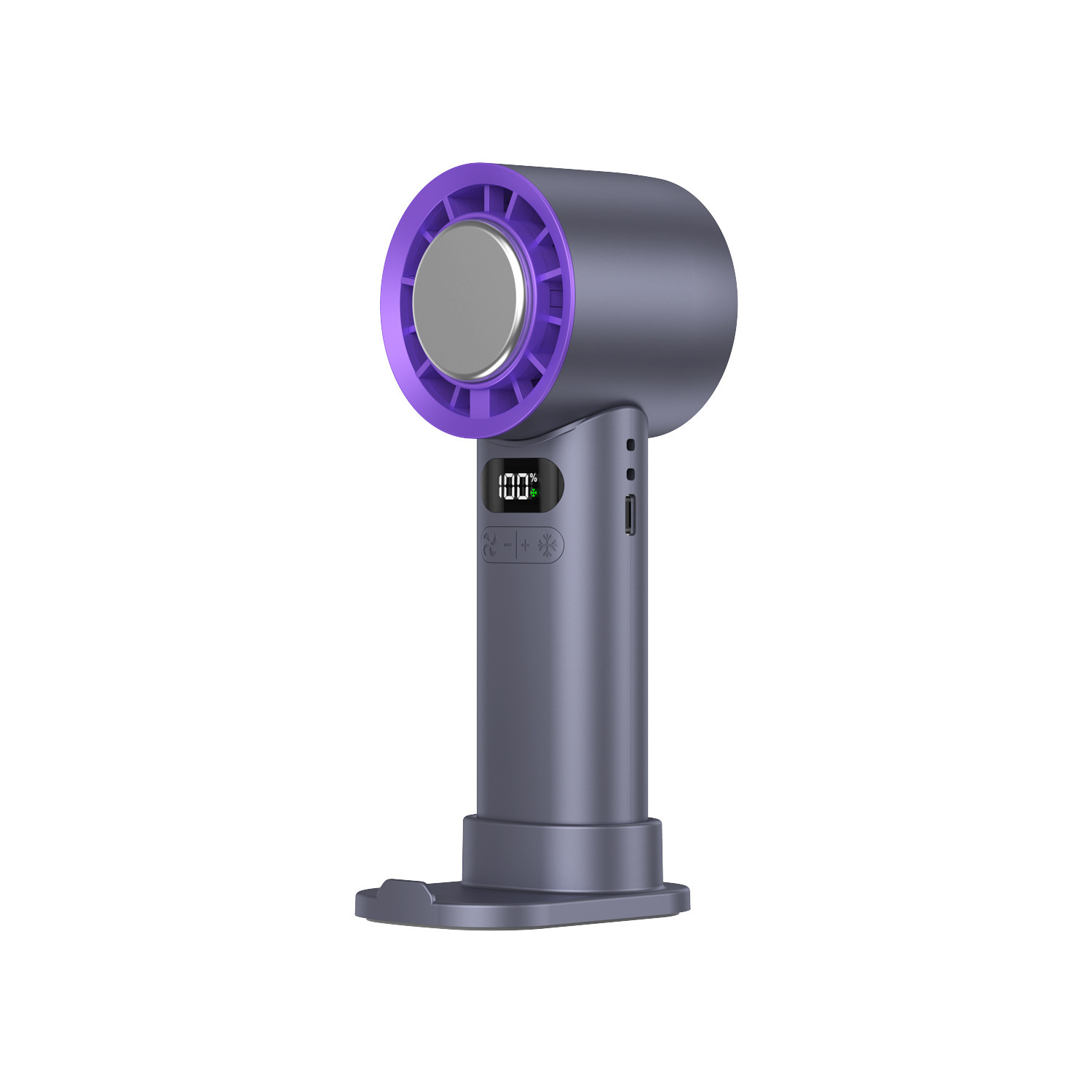 New T89 Desktop Foldable Cooling Ice Compress Handheld Fan High Speed Violent Turbo Neck Small Fan
