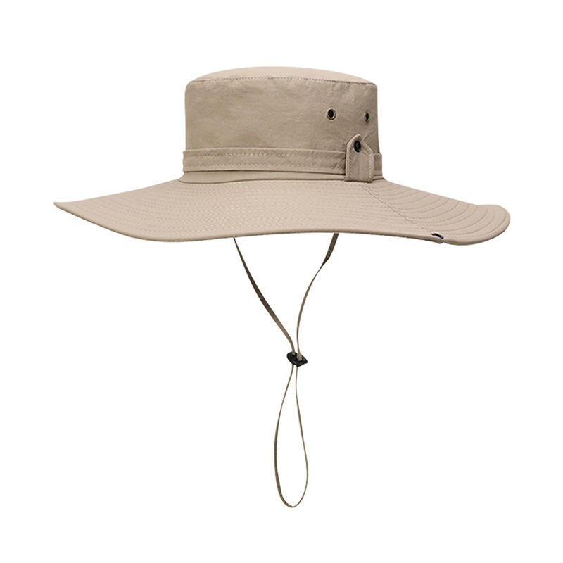 Summer Sunshade Fisherman Hat Men Sun Protection UV Protection Wide Brim Outdoor Fishing Waterproof Quick Dry XMZ77