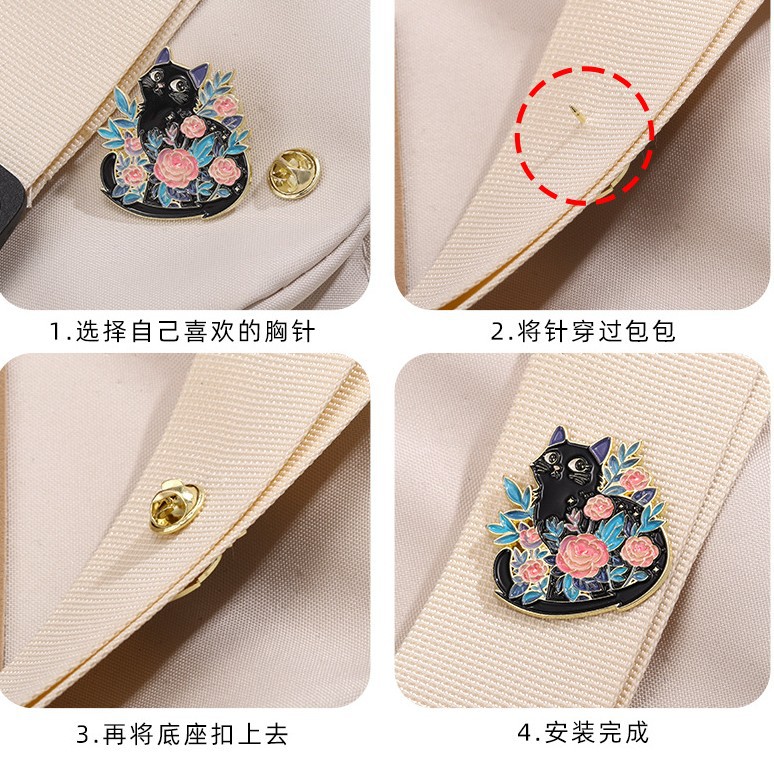 Mao Zedong Brooch Serve the People Great Leader Portrait Red Badge Commemorative Mao Badge Small Accessory Pin