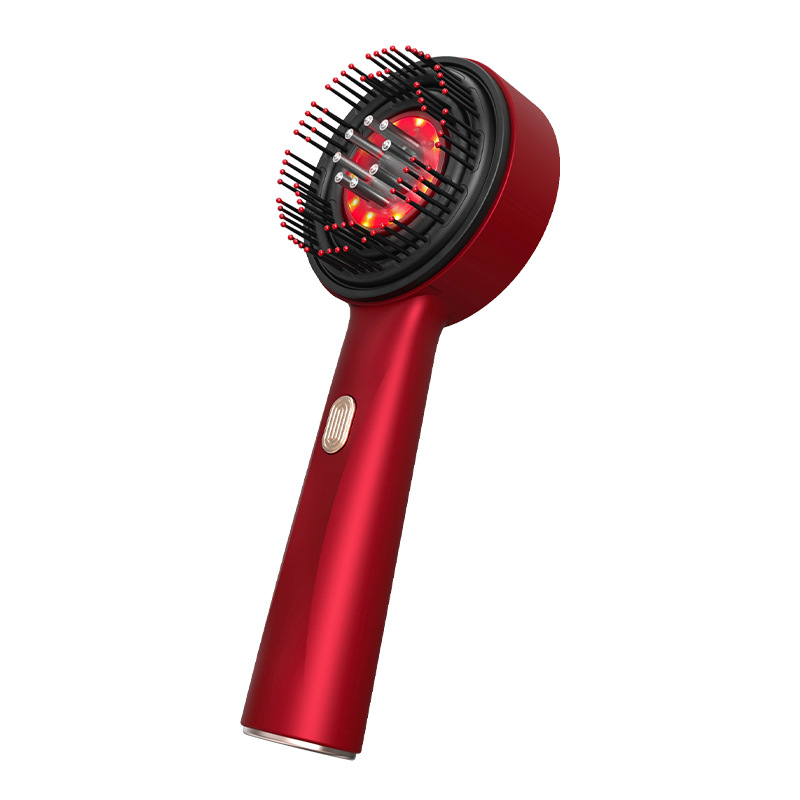New electric massage comb for home use, scalp liquid guide comb, red light anti-hair loss hair care comb, multifunctional massage comb