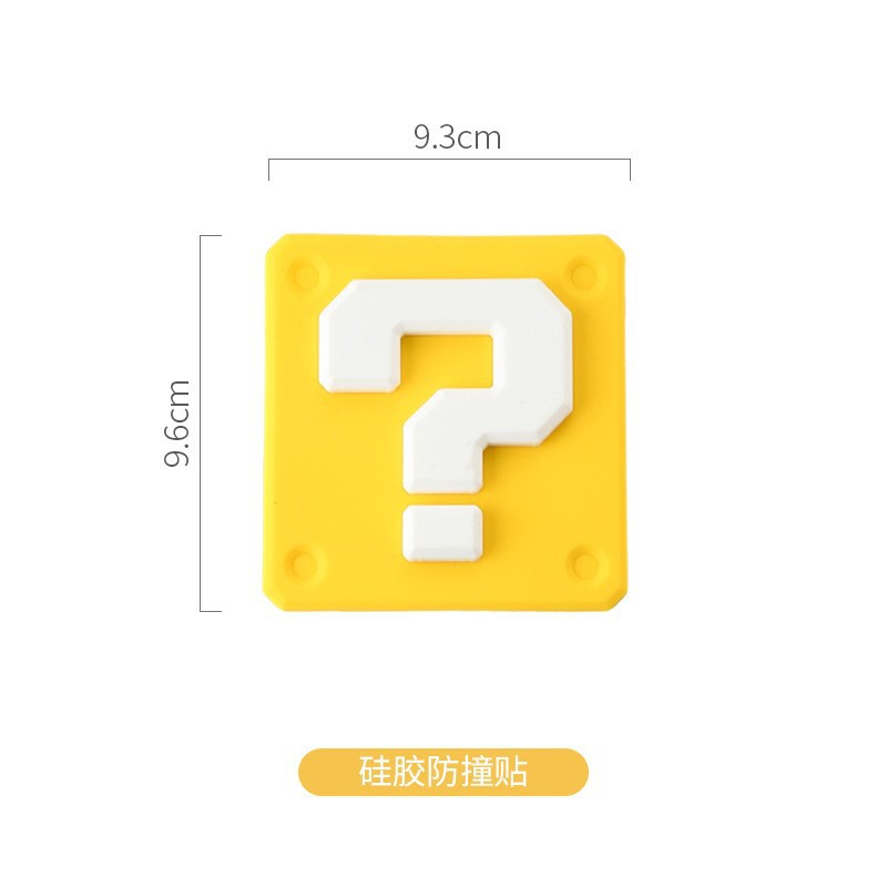 Cute tissue box, tissue holder, simple living room, home use, napkin box, question mark anti-collision sticker decoration
