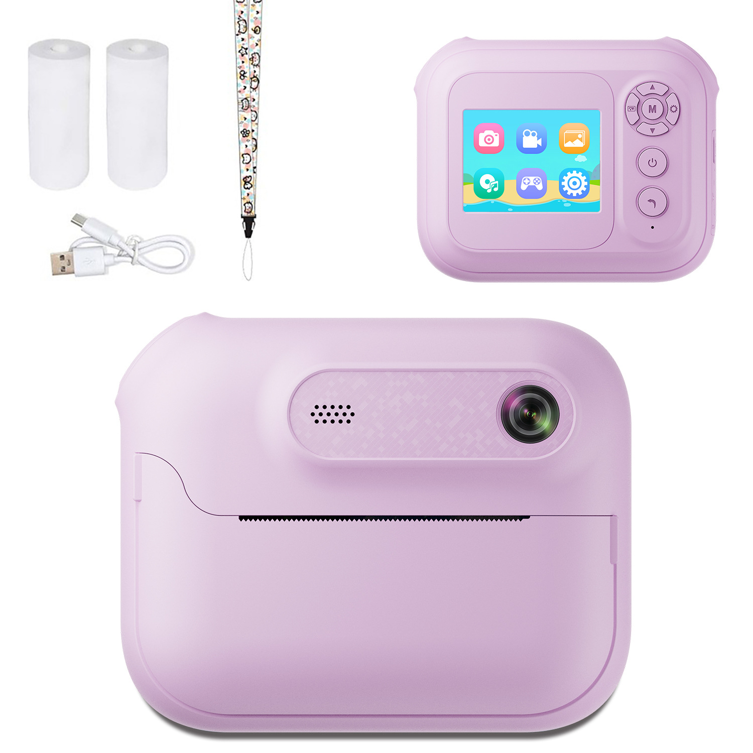 Children's Polaroid camera toy print camera can take photos and video instant print