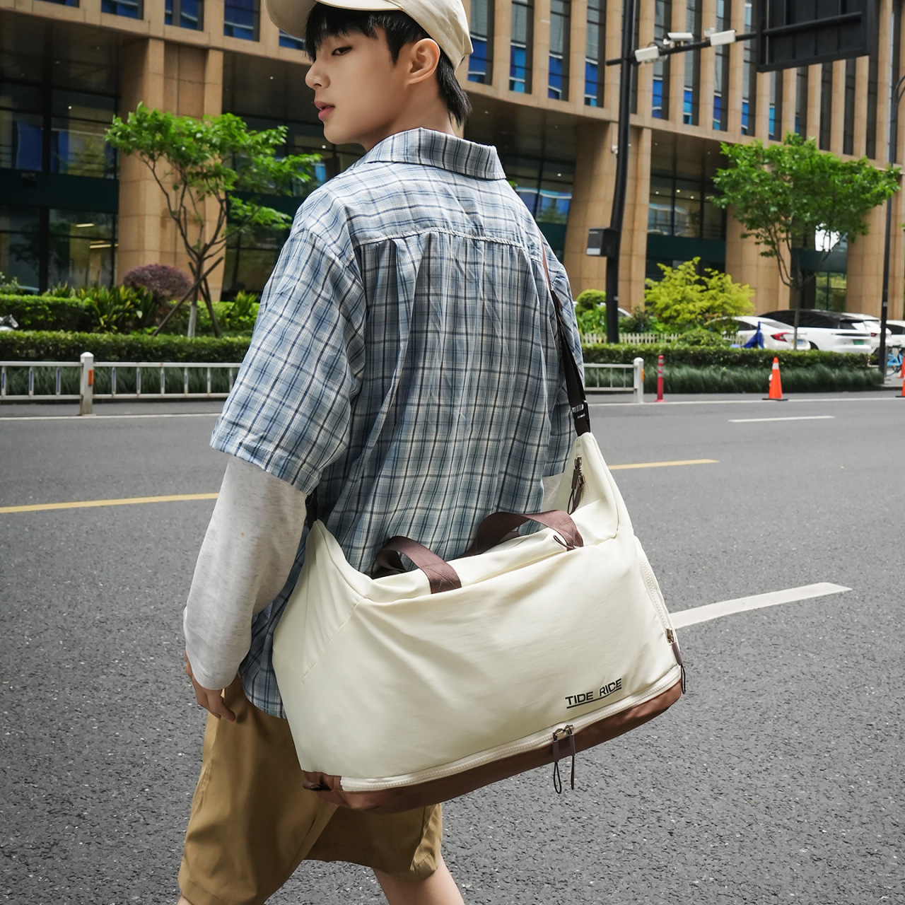 2026 New Wet-Dry Separation Travel Bag Large Capacity Handheld Luggage Bag Men's Women's Sports Gym Bag Customizable Logo