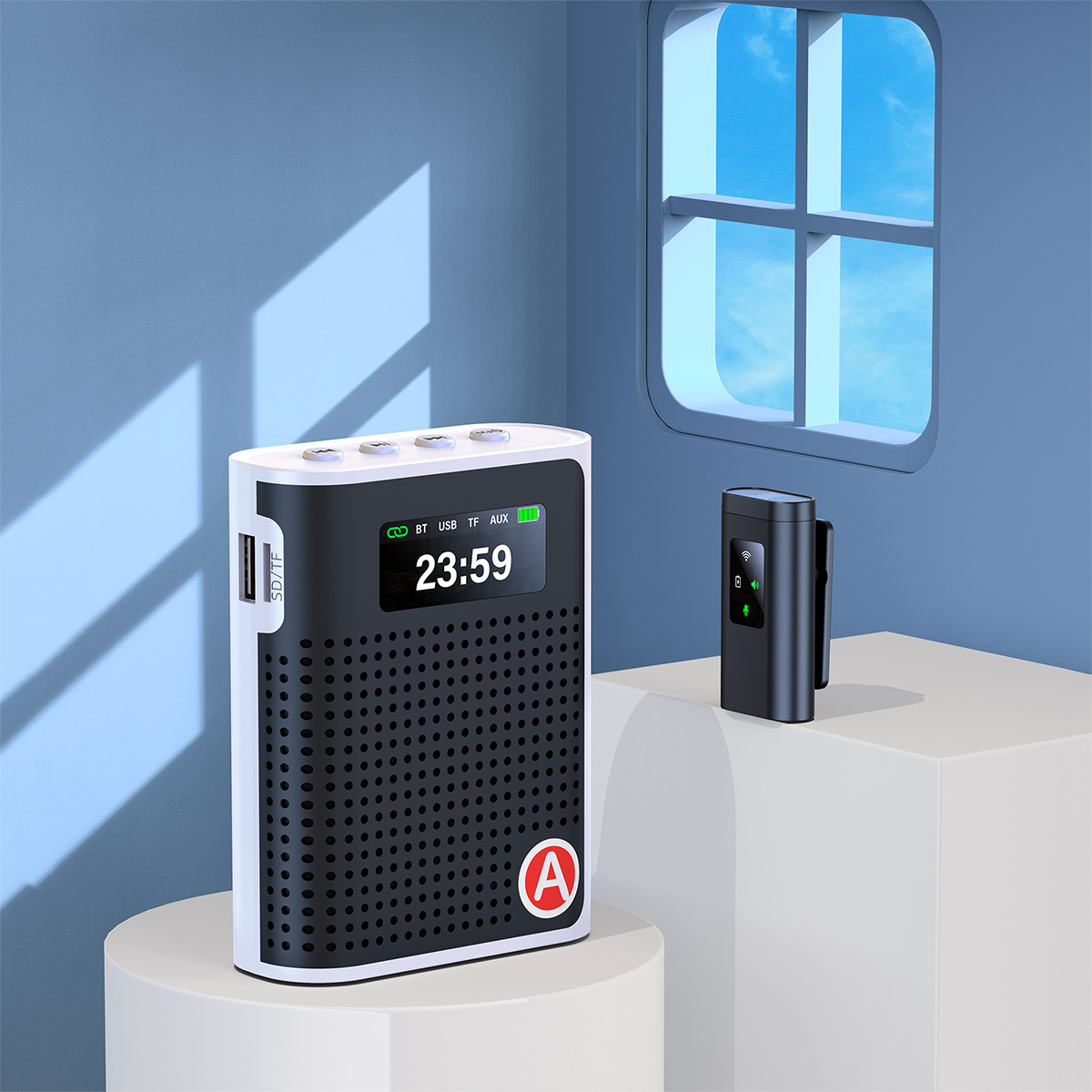 Wireless Amplifier S69 New Private Mold Lavalier Bee Teacher Teacher Special Guide Speaker Anti-Howling