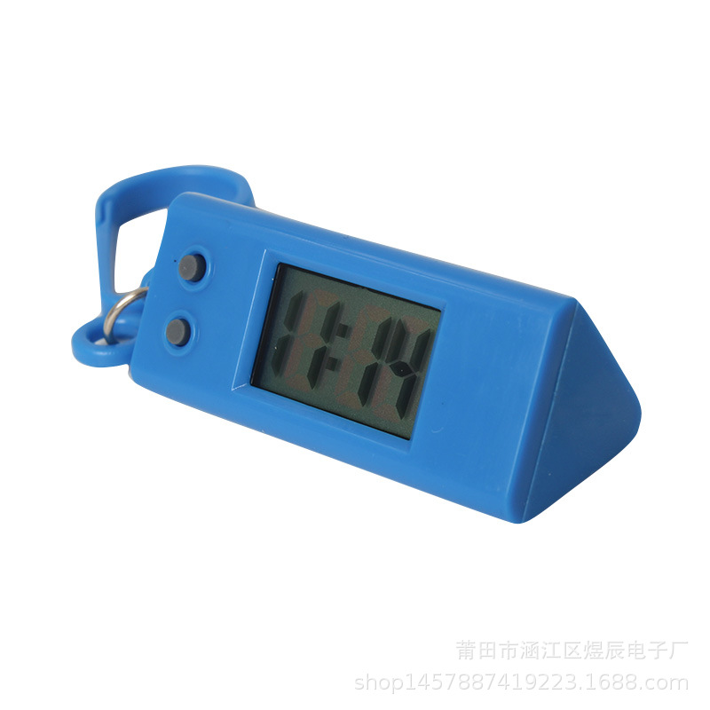 Work Study Postgraduate Entrance Exam Mini Silent Electronic Watch Portable Student Backpack Keychain Small Hanging Watch Compact Electronic Clock