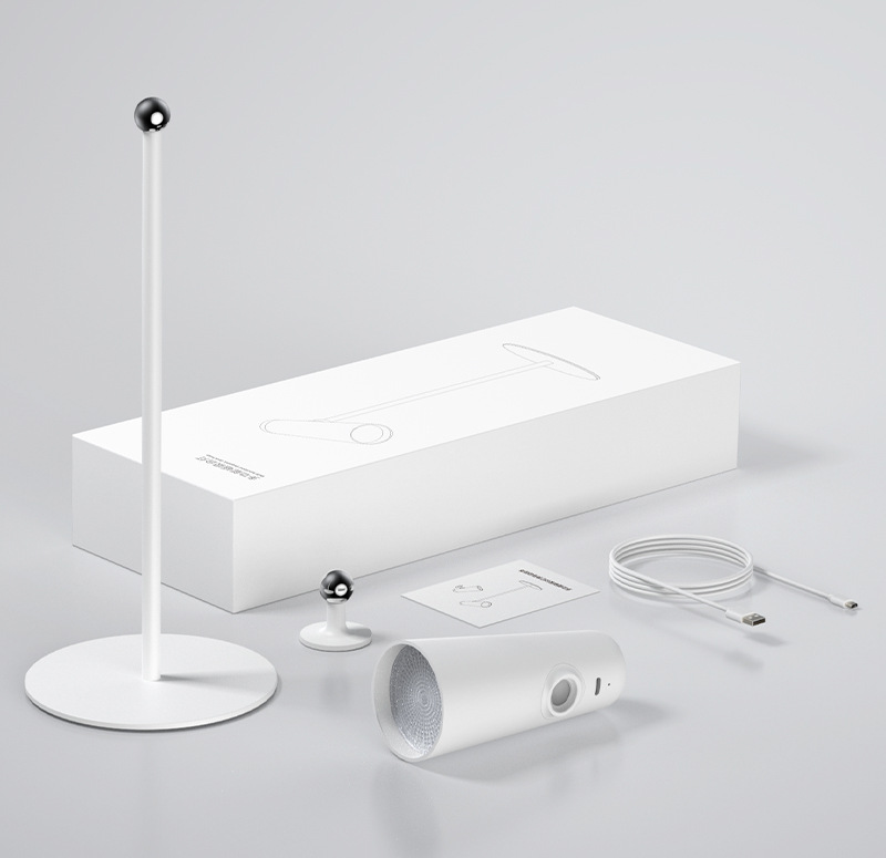 Multifunctional magnetic charging desk lamp reading eye-protection study dormitory children college student bedroom bedside clip lamp