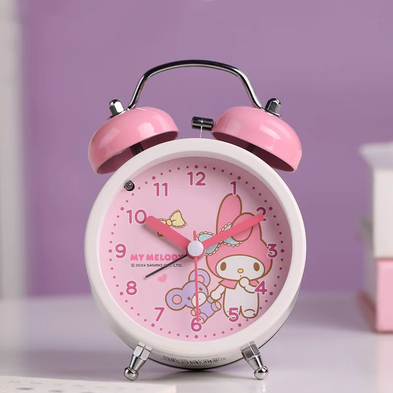 Sanrio alarm clock student special learning alarm bedroom dormitory clock desktop children alarm clock cartoon living room IP