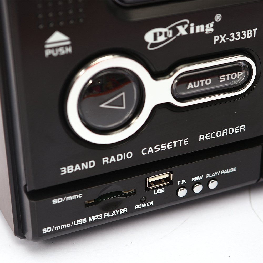 Vintage Multi-Band Radio, Multifunctional Loud Volume Retro Cassette Player Bluetooth Radio