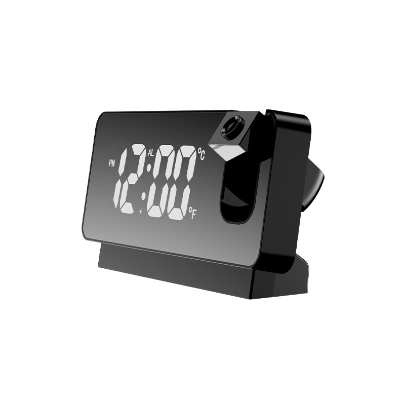 Mirror Projection Clock LED Large Screen Digital Display Color Screen Mirror Clock Electronic Projection Alarm Clock