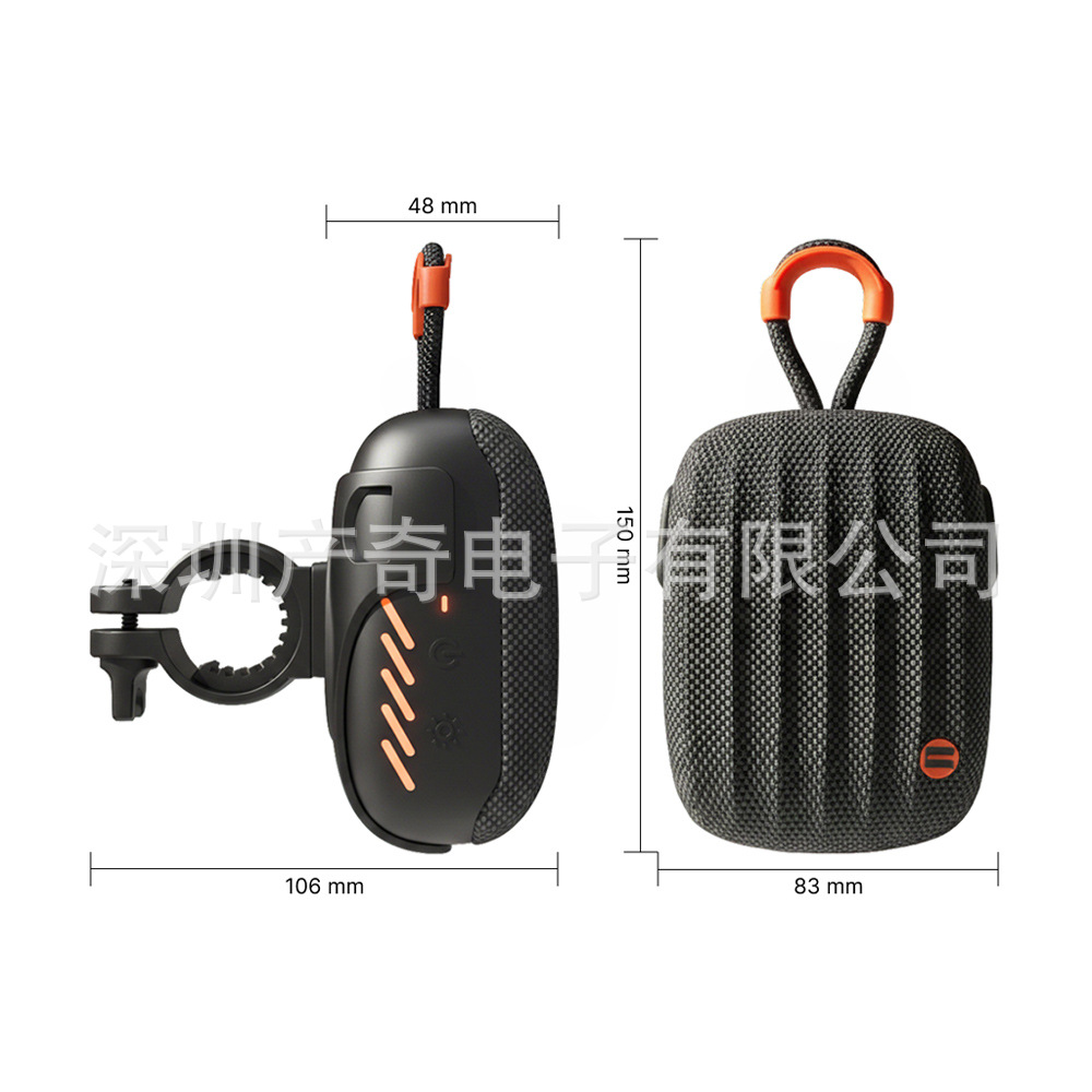 Outdoor cycling speaker bicycle cycling dedicated speaker waterproof portable mini wireless Bluetooth speaker