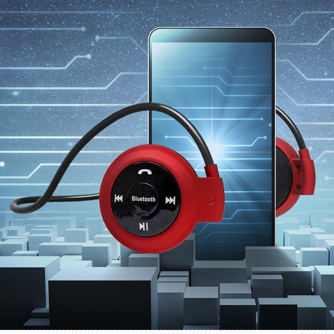 mini503TF Bluetooth Earphone Wireless Stereo Card Earhook Headband Sports New Music Player