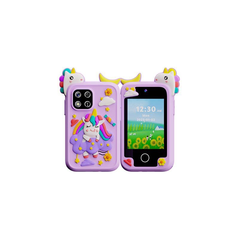 New children's mobile phone high-definition can shoot video early education mini camera big head sticker game toy phone filter