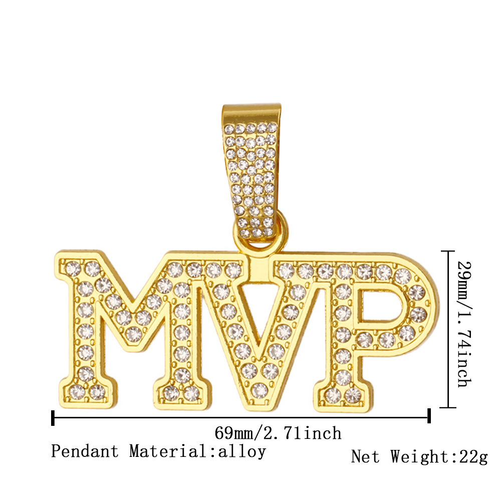 金色MVP吊坠