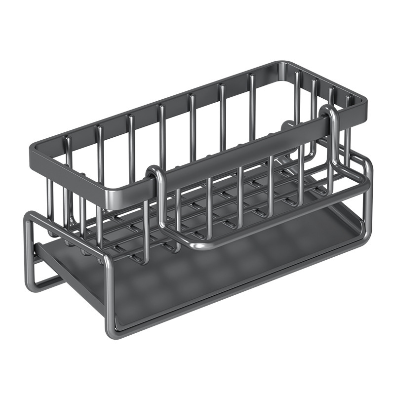 Kitchen sink storage rack household countertop drain rack sponge scouring pad dishcloth rack storage bowl rack