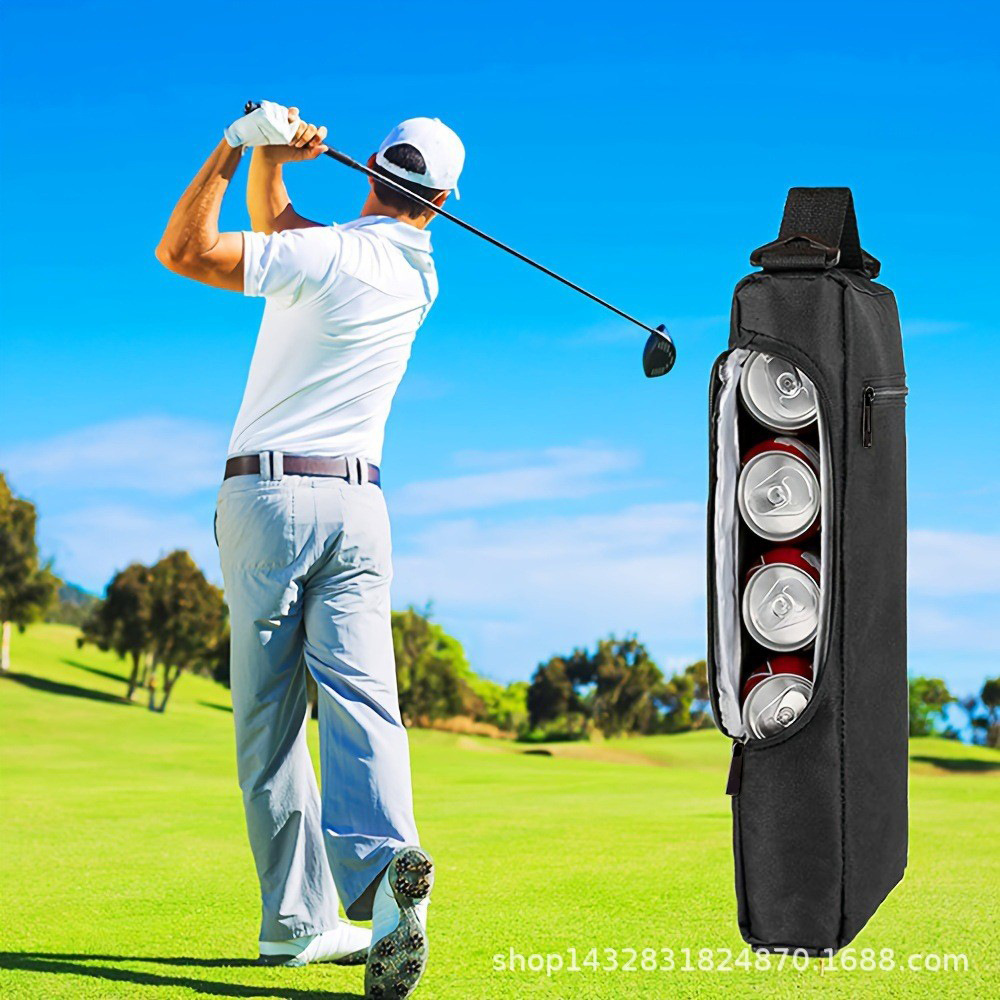Golf cooler bag, red wine beer insulation bag, car-mounted canned drink cola storage, camping picnic portable