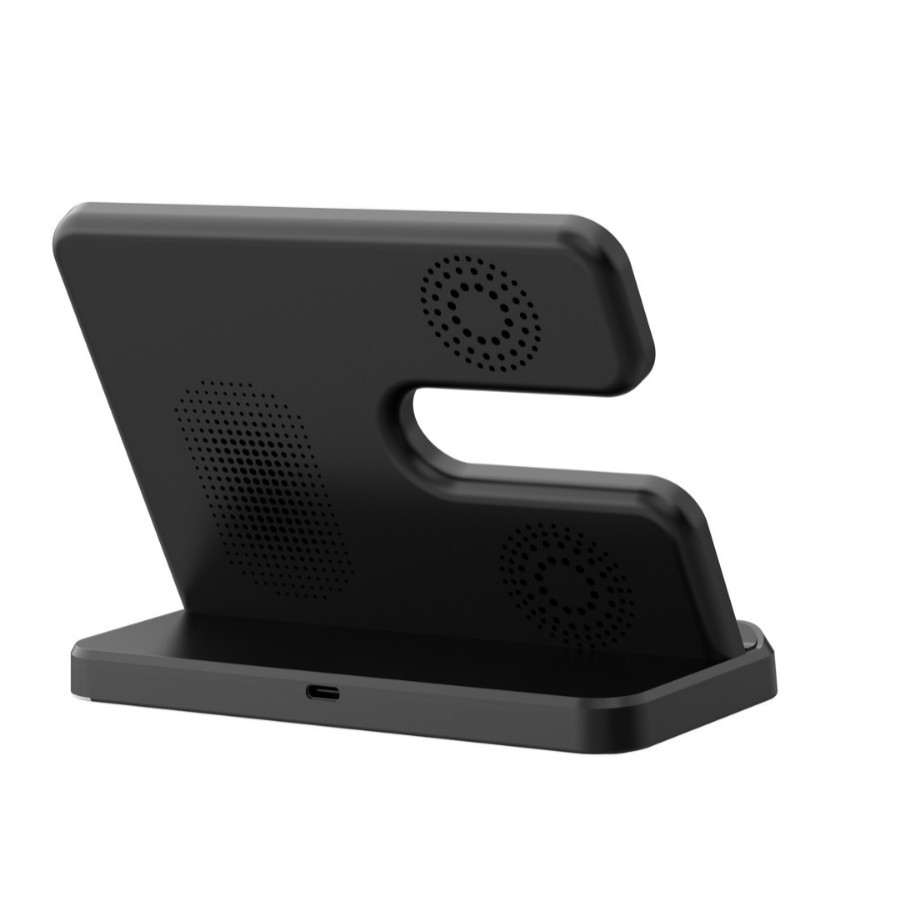 Cross-Border 3-in-1 Wireless Charger Multifunctional Stand Fast Charging Desktop for Samsung Phone Watch Earphones