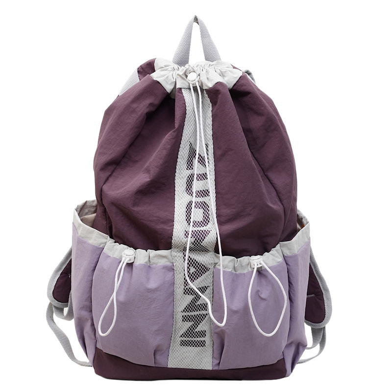 Badminton Bag Drawstring Backpack 2025 New Nylon Large Capacity Travel Bag School Bag Climbing Cycling Tennis Bag
