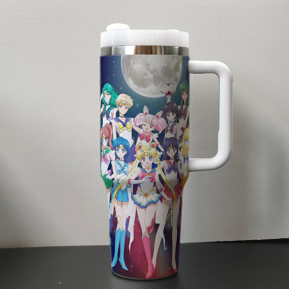 40oz car cup Sailor Moon stainless steel ice霸 cup tumbler thermal cup