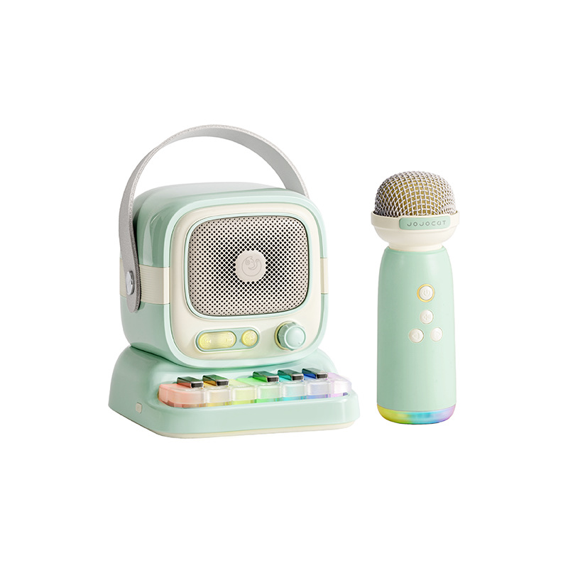 C60 Piano Bluetooth Speaker K Song Bluetooth Speaker with Ambient Lighting Macaron Color Series Gift Children