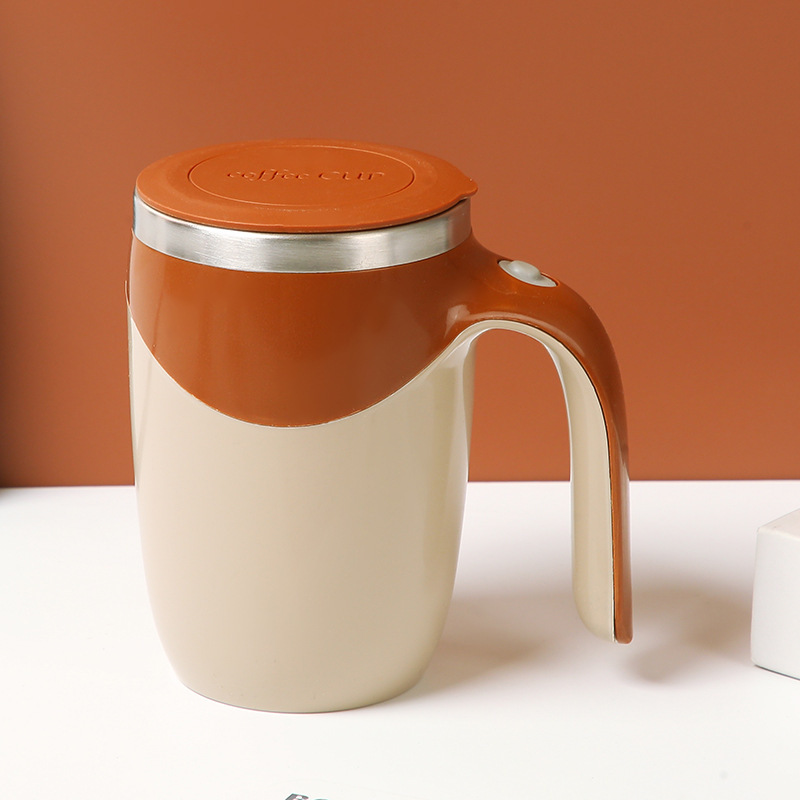 Lazy Coffee Stirring Cup Automatic Stirring Cup Magnetic Rotation Electric Milk Cup Mug 304 Stainless Steel