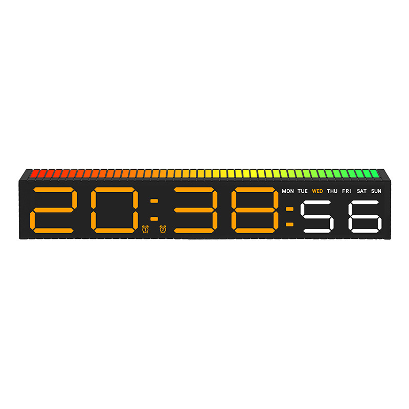 LED Electronic Clock Simple Alarm Clock Pickup Light Clock Electronic Clock Bedside Ornament 5517