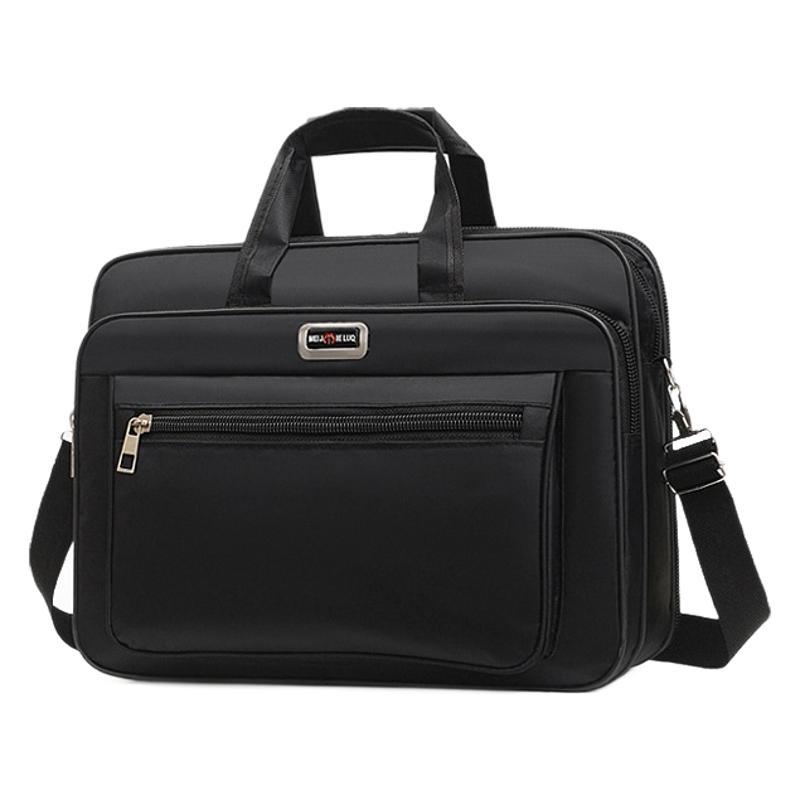 Handheld shoulder laptop tablet computer bag 15 inch office business trip student printing large capacity computer bag