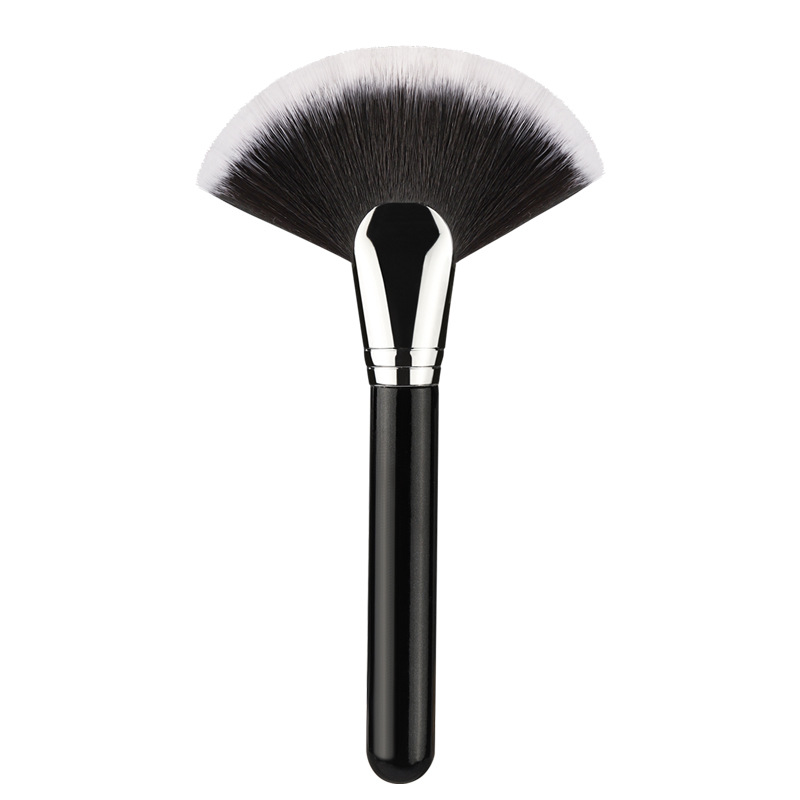 Single Fan Shape Highlighter Brush Powder Brush Soft Fan Shape Makeup Brush Cosmetic Tool