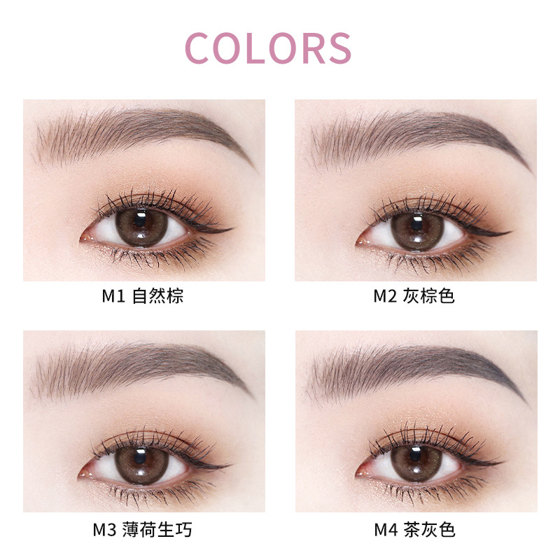 Authorized Flortte Double-Ended Ultra-Fine Eyebrow Pencil and Eyebrow Powder Makeup