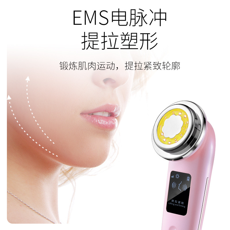 Hot and Cold Beauty Instrument Ice Hammer for Face and Eye Massage, Ice Compress Red Light Skin Rejuvenation Instrument, Beauty导入 Instrument for Skincare