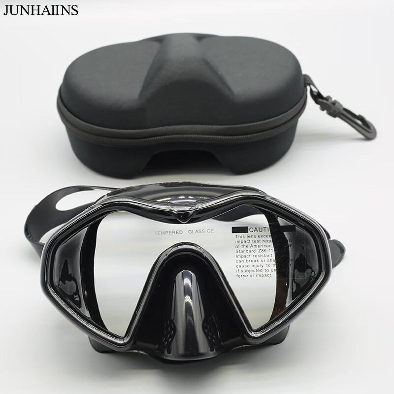 JUNHAIINS wet diving mask high-definition anti-fog snorkeling scuba diving mask free diving single lens large