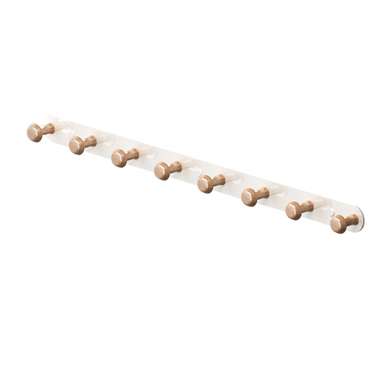 Wall Coat Rack Bedroom No-drill Entryway Hook Wall-mounted Wall Door Hook Entry Coat Rack