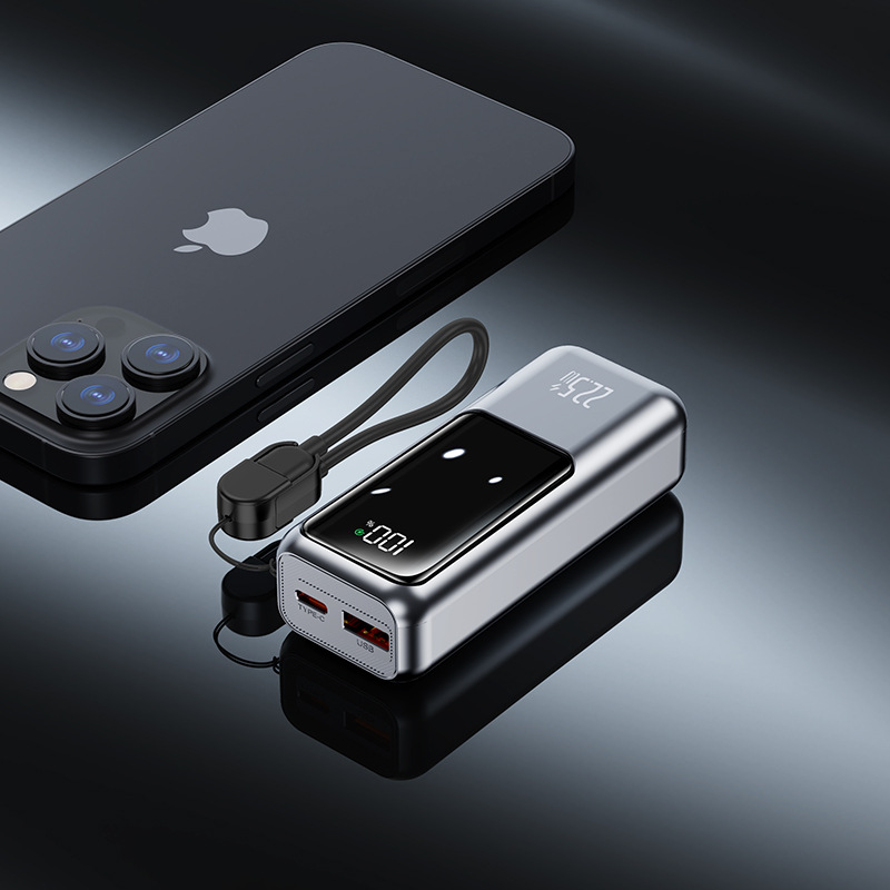 Gift 3C Fast Charging Capsule Mini Energy Stick Cable 10000mAh Power Bank Portable Mobile Power Supply