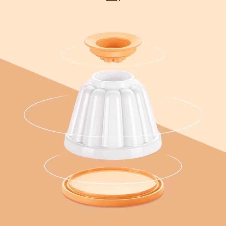 Buding shaped cup with lid yogurt mousse jelly mold cup DIY dessert handmade tool pudding