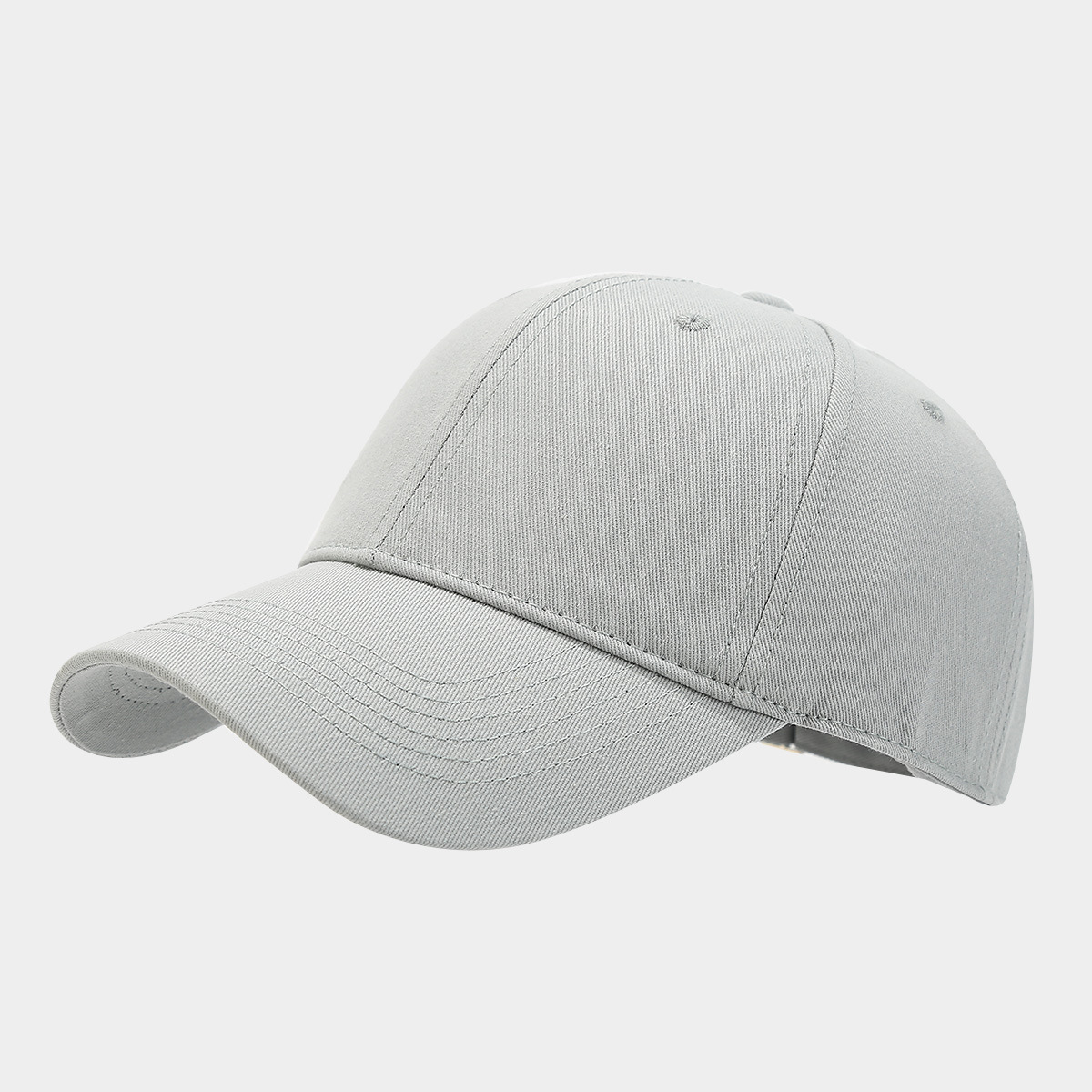 Plain Soft Top Cotton Baseball Cap for Men, Face Slimming Street Hip-Hop Duckbill Cap for Women