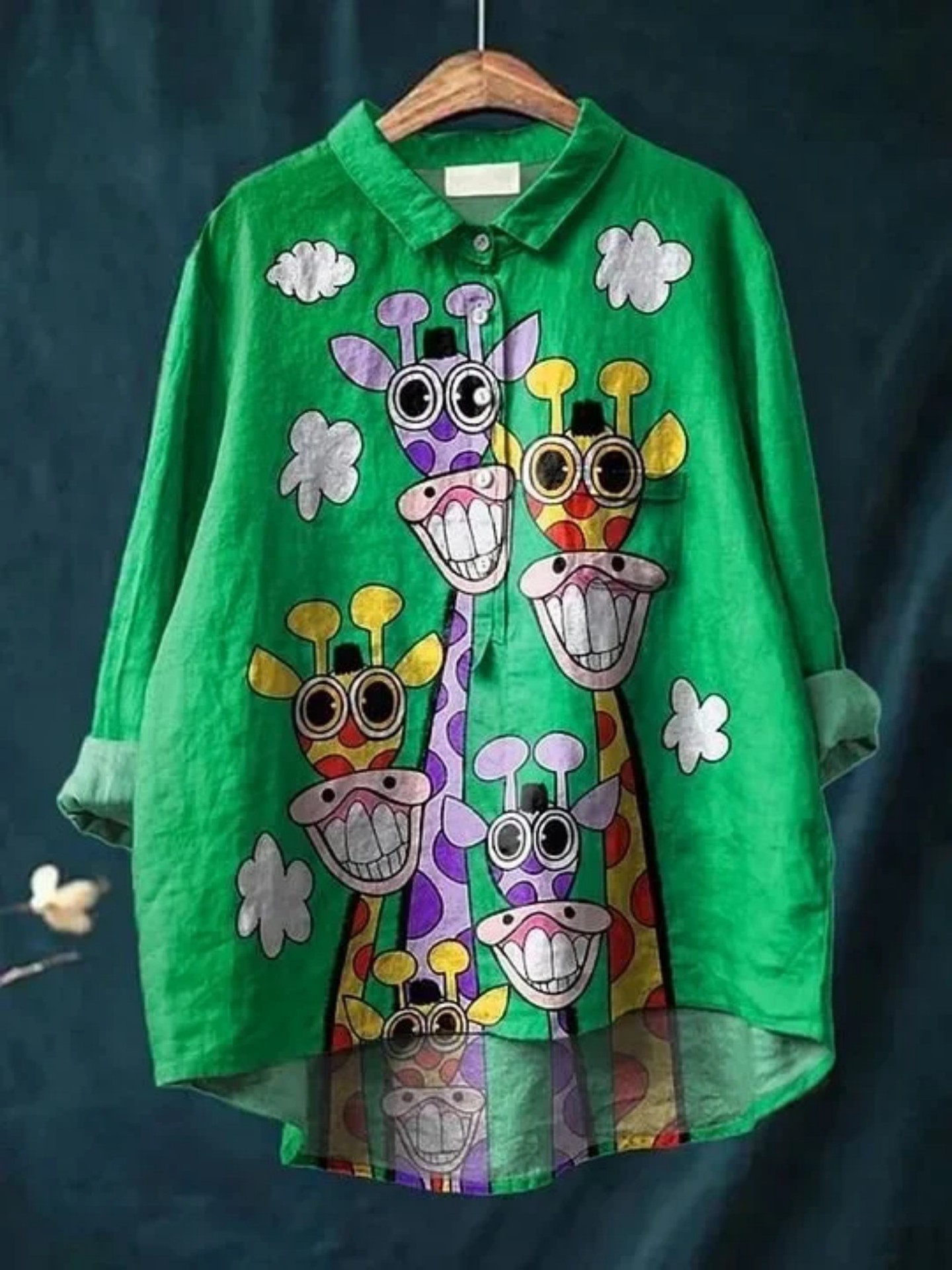 2026 Independent Station Summer Women's New Floral Pullover Long Sleeve Shirt