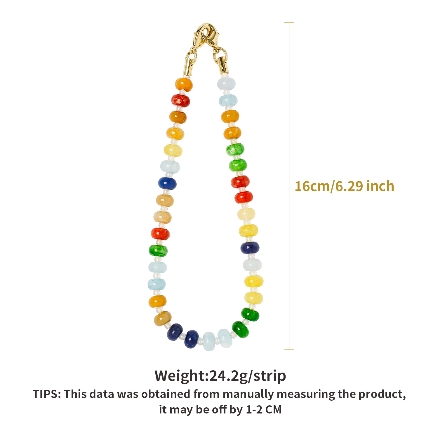New Natural Stone Phone Chain Original Street Style Anti-loss Phone Lanyard for Women