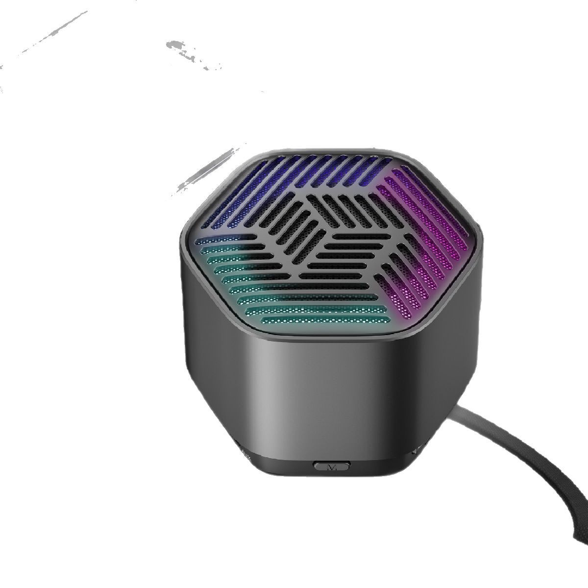 Private mold gift Bluetooth speaker, bamboo wood eco-friendly wheat straw fabric small audio, wireless mini portable subwoofer