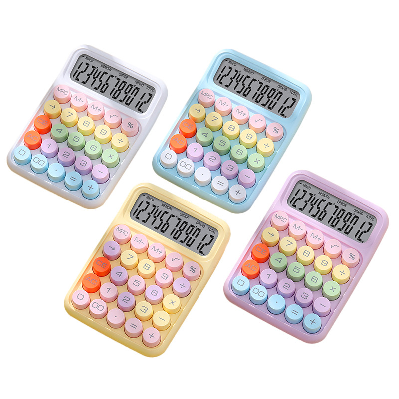 Colorful dopamine calculator mechanical keyboard calculator office special student computer