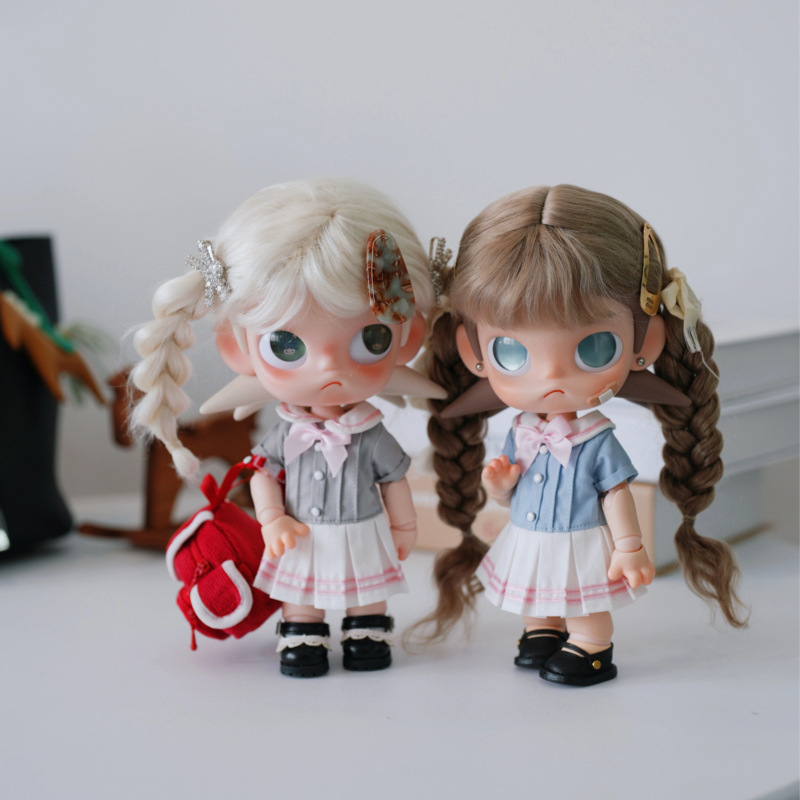 Doll clothes Labubu zsiga Gazi clothes JK uniform doll outfit change handmade